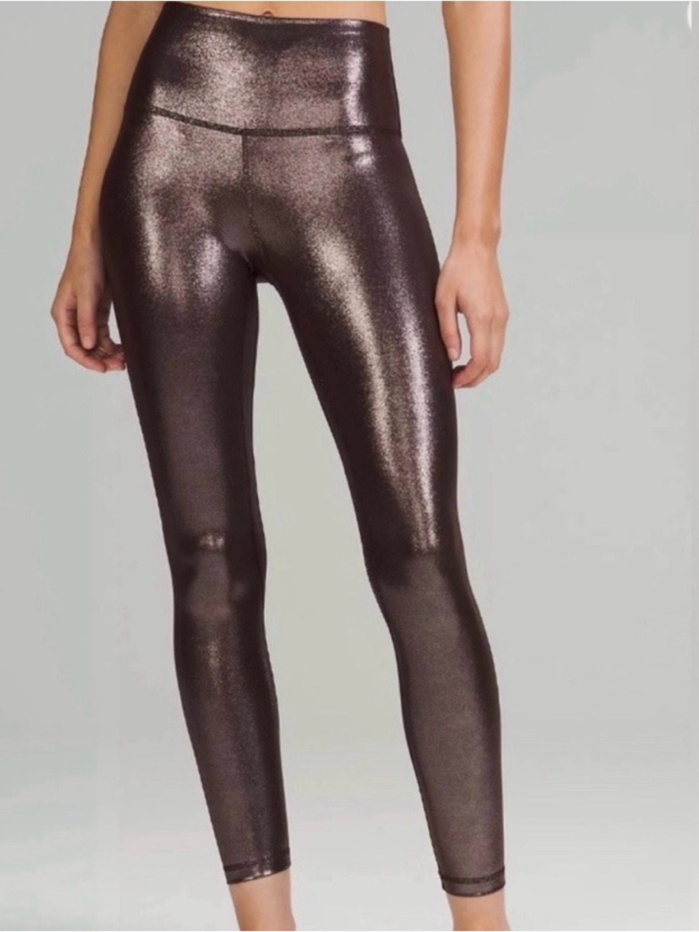 Lululemon Align metallic bronze leggings